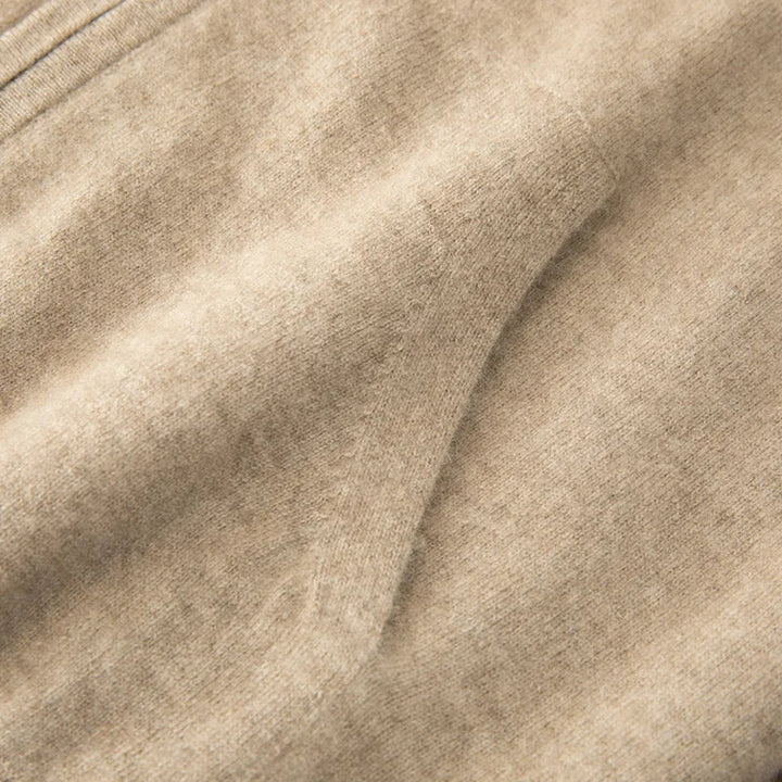 Saint Aurell Harrington Merino Wool Full Zip Hoodie Men&