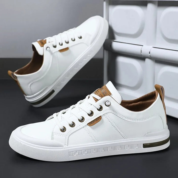 Elliot &amp; Stone Belnor Two-Tone Leather Casual Sneakers