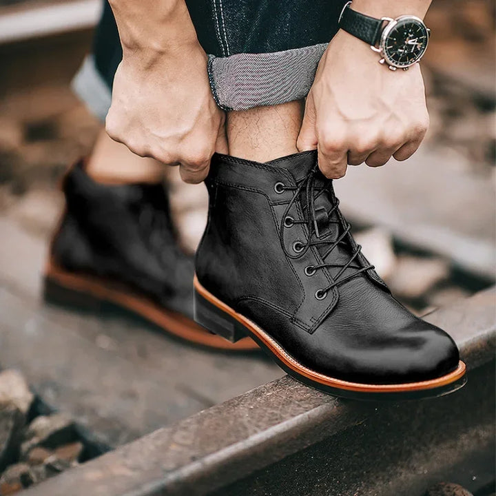 Saint Aurell Kingsford Premium Leather High-Top Boot