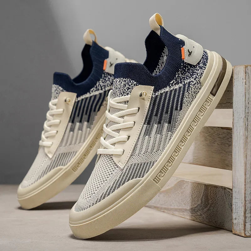 Elliot & Stone Sutton Knit Shoes Lace-up Casual Sneakers