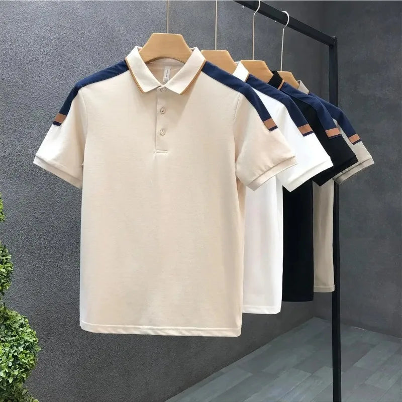 Saint Aurell Saint Polo Slim Fit Cotton Blend Men's Shirt