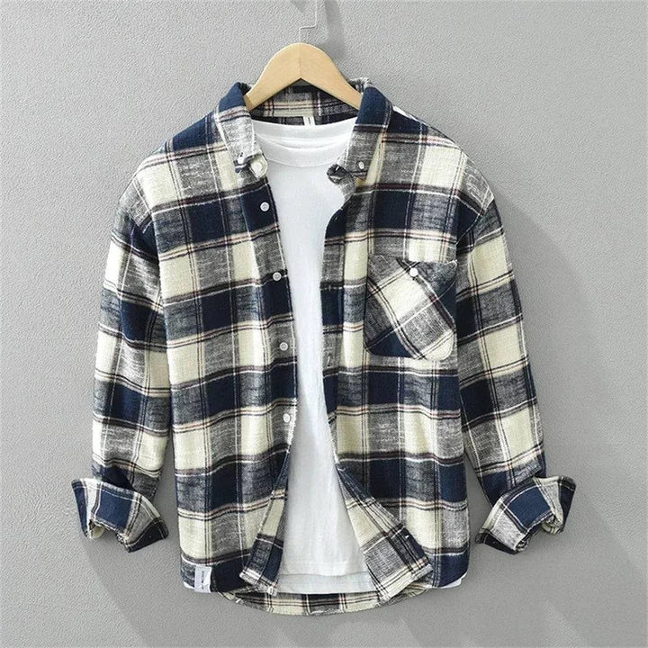Saint Aurell Highland Brushed Cotton Flannel Shirt for Men