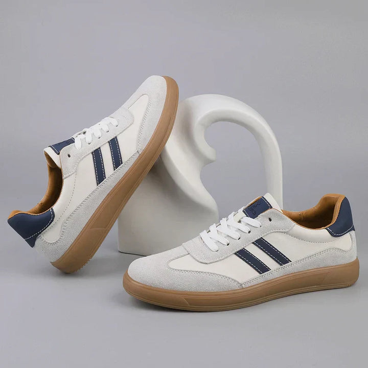 Saint Aurell Mercer Suede Trainers Retro Casual Lace-Up Sneakers