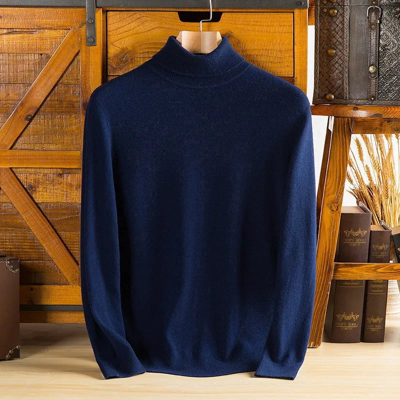 Saint Aurell Valen Cashmere Turtleneck Soft Winter Knitwear