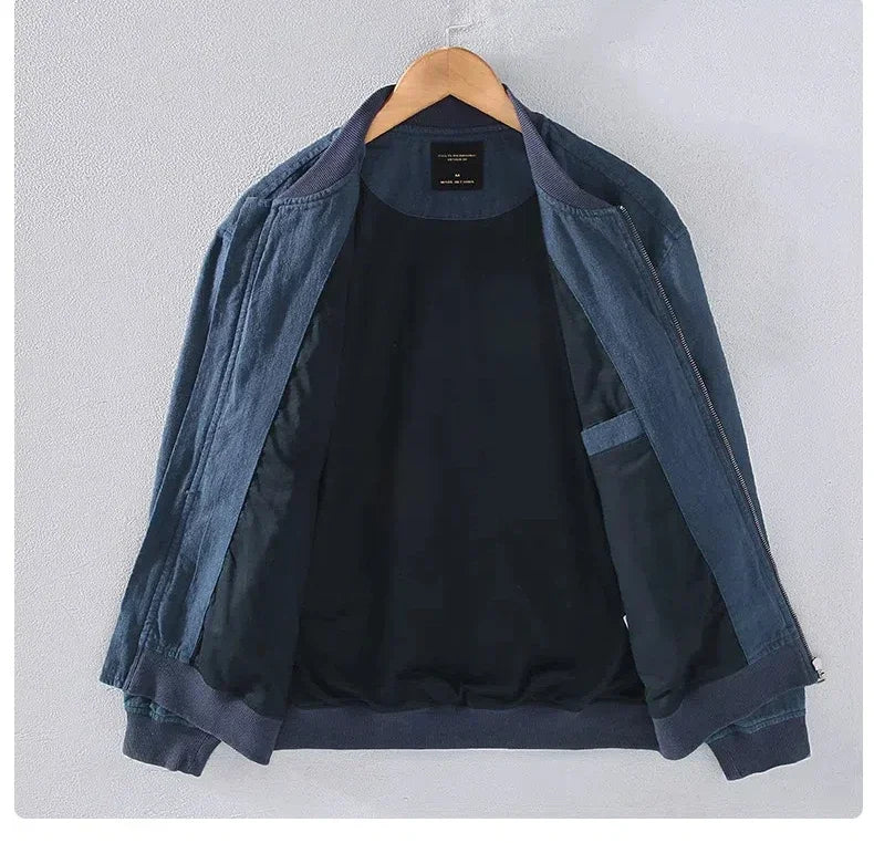 Saint Aurell Vancouver Bomber Jacket Mid-Weight Zip Closure