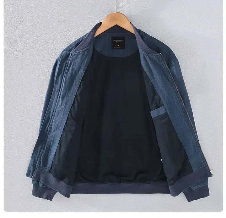 Saint Aurell Vancouver Bomber Jacket Mid-Weight Zip Closure