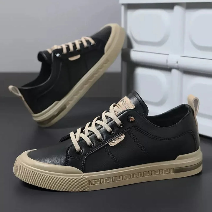 Elliot &amp; Stone Belnor Two-Tone Leather Casual Sneakers