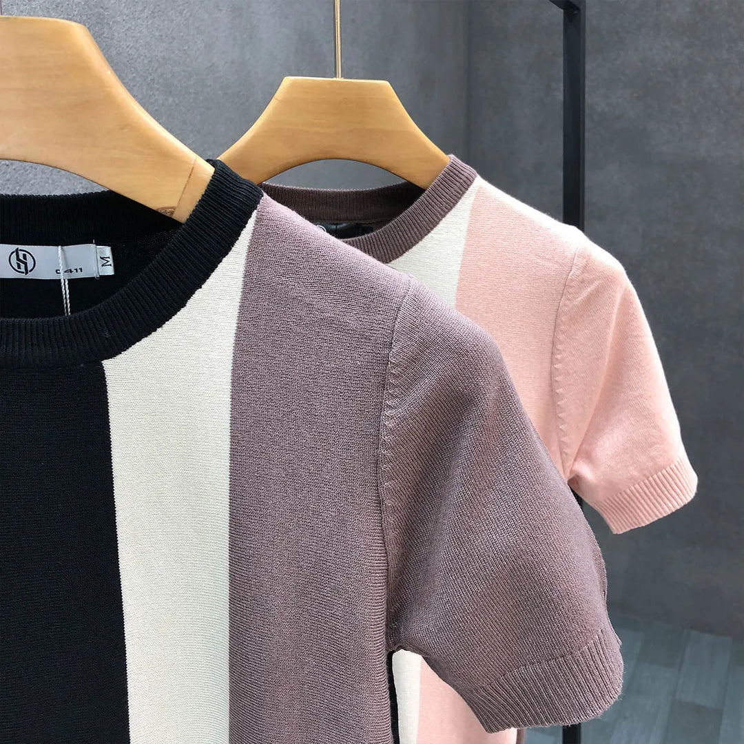 Saint Aurell Alban Crewneck Cotton Long Sleeve Sweater