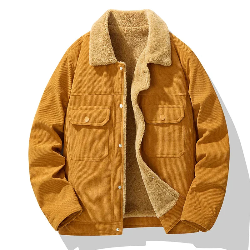 Saint Aurell Corso Corduroy Jacket Merino Wool Lined