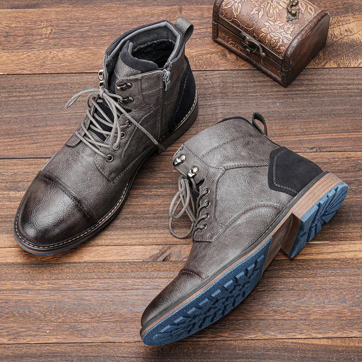 Saint-Aurell Forge Leather Ankle Boot