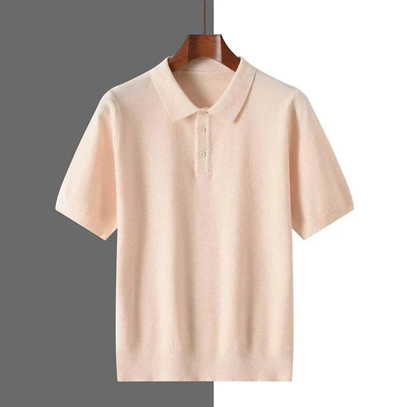 Saint Aurell Men's Premium Cotton Polo Shirt Classic Fit