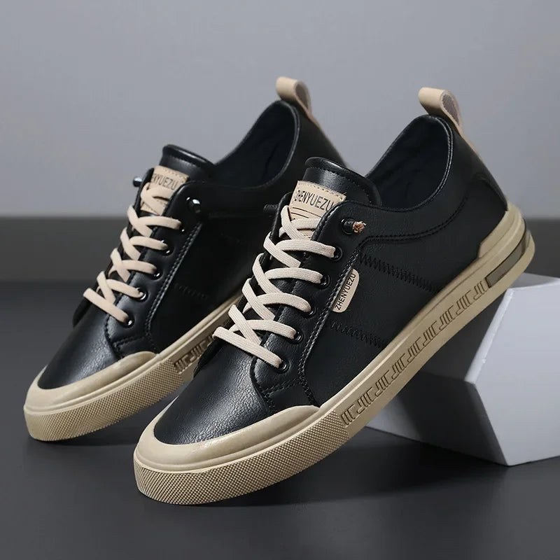 Elliot &amp; Stone Belnor Two-Tone Leather Casual Sneakers