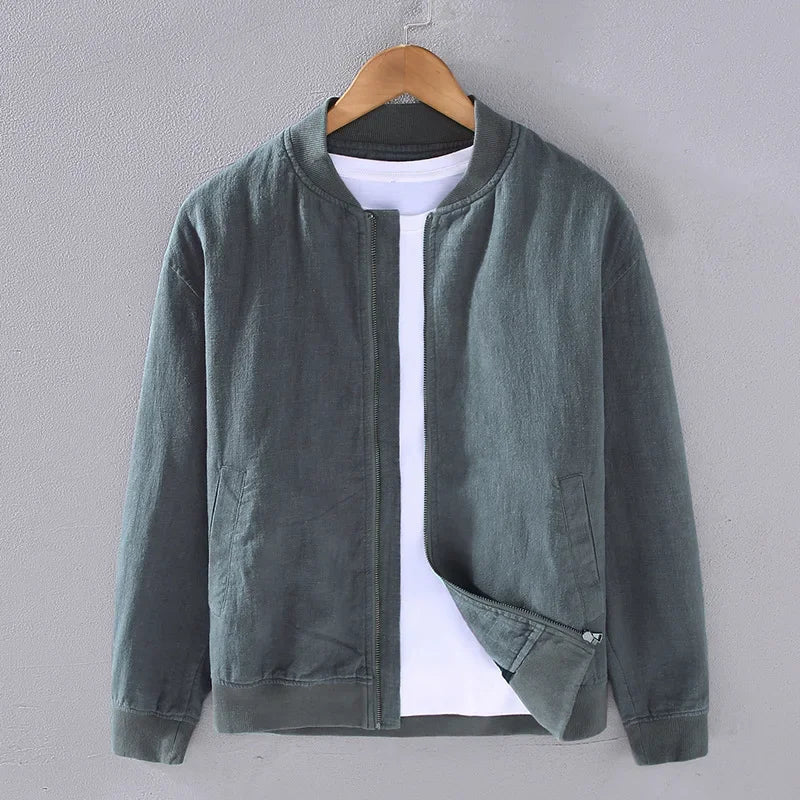 Saint Aurell Vancouver Bomber Jacket Mid-Weight Zip Closure
