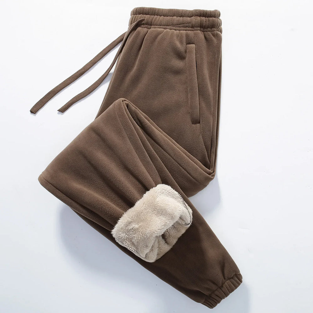 Elliot & Stone Nordic Fleece-Lined Joggers Sherpa Interior Tapered Fit