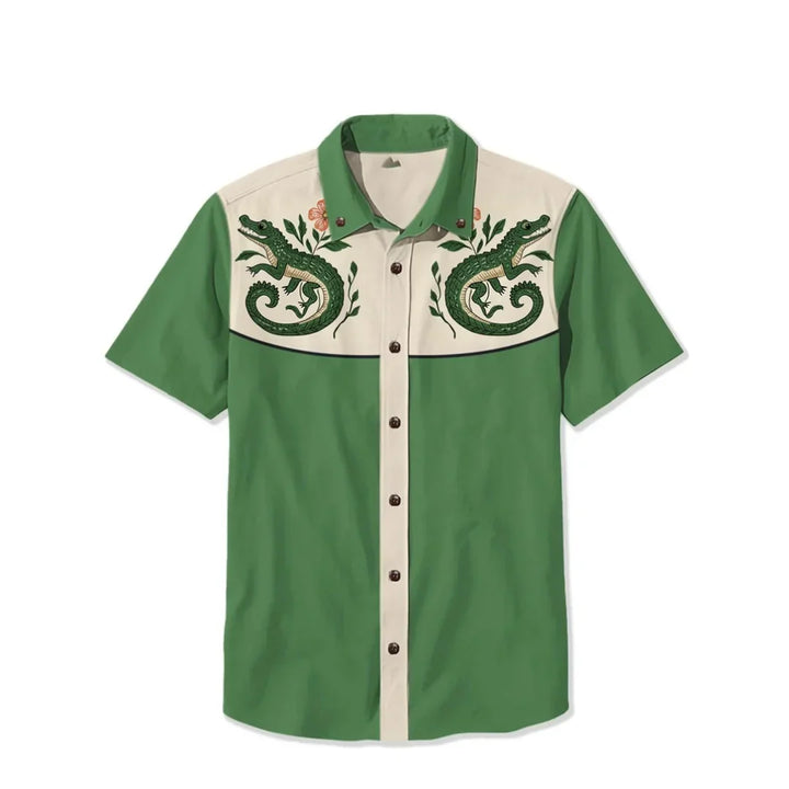 Saint Aurell Amarillo Western Shirt Embroidered Relaxed Fit