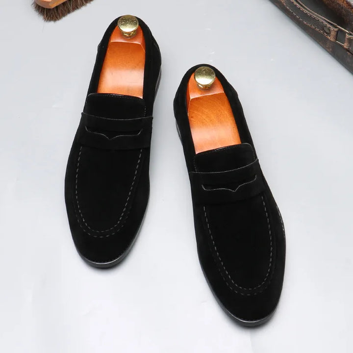 Saint Aurell Tuscany Suede Loafers Slip-On Men&