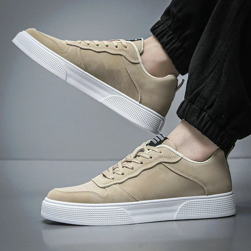 Saint Aurell Carrington Suede Court Sneakers Minimalist Low Top