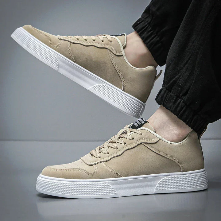 Saint Aurell Carrington Suede Court Sneakers Minimalist Low Top