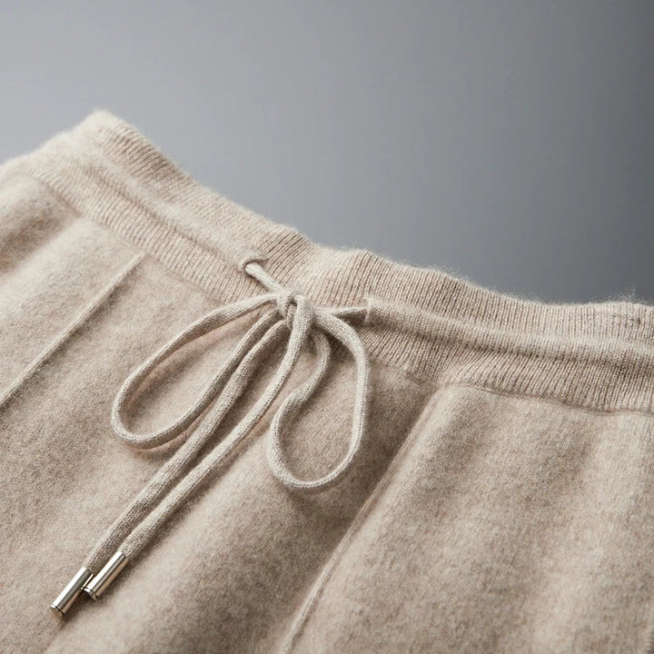 Saint Aurell Turin Merino Wool Trousers Relaxed Straight Leg