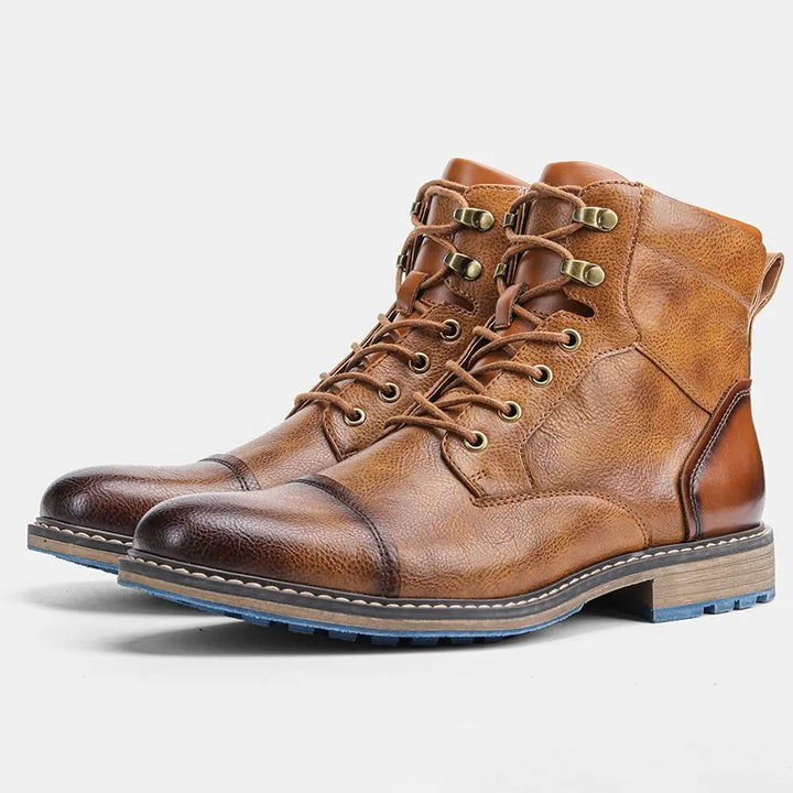 Saint-Aurell Forge Leather Ankle Boot