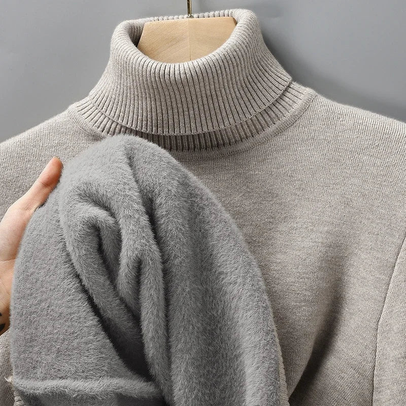 Saint Aurell Marcel Merino Wool Turtleneck Sweater