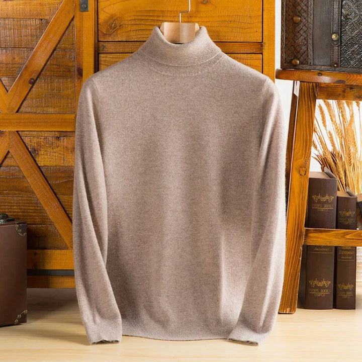 Saint Aurell Valen Cashmere Turtleneck Soft Winter Knitwear