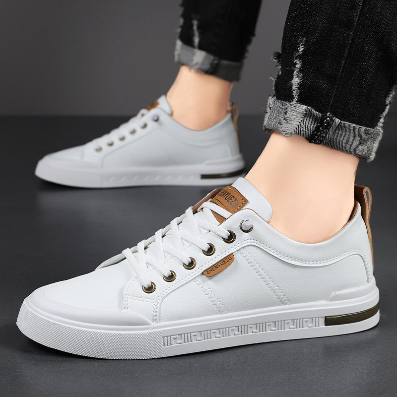 Elliot &amp; Stone Belnor Two-Tone Leather Casual Sneakers