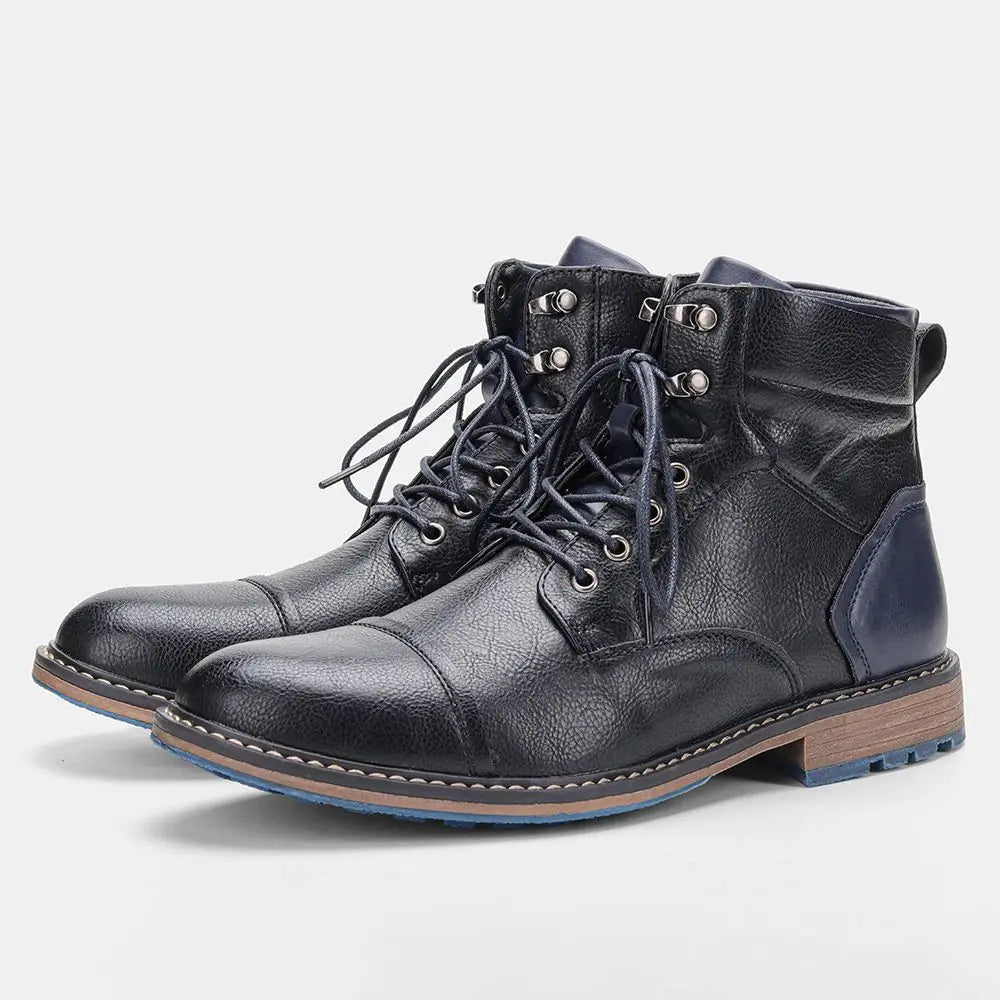 Saint-Aurell Forge Leather Ankle Boot