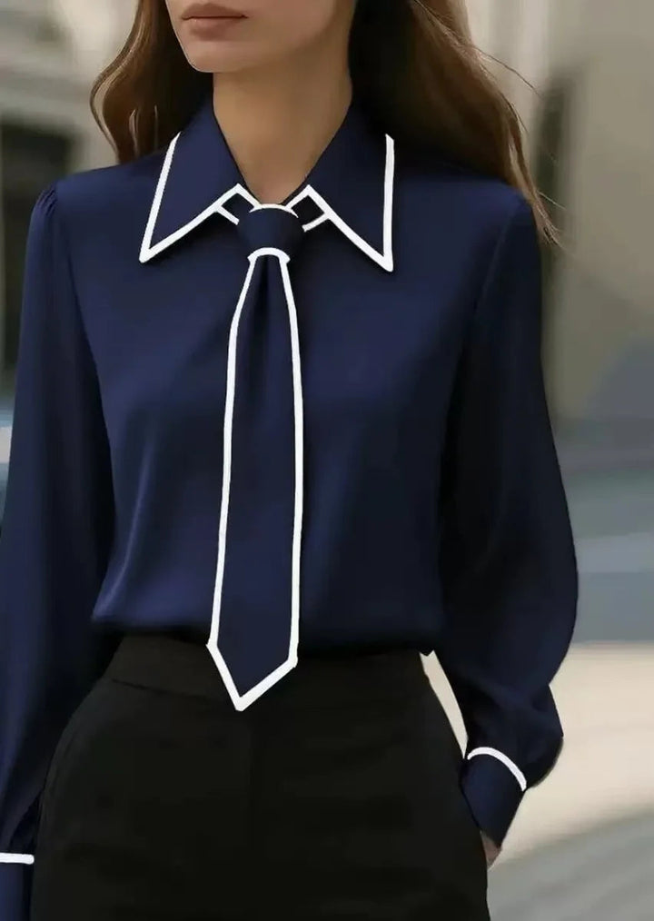 https://cdn.shopify.com/s/files/1/0830/7487/5738/files/Susanne___Elegant_Tie_Neck_Contrast_Collar_Blouse_4.jpg?v=1778598156