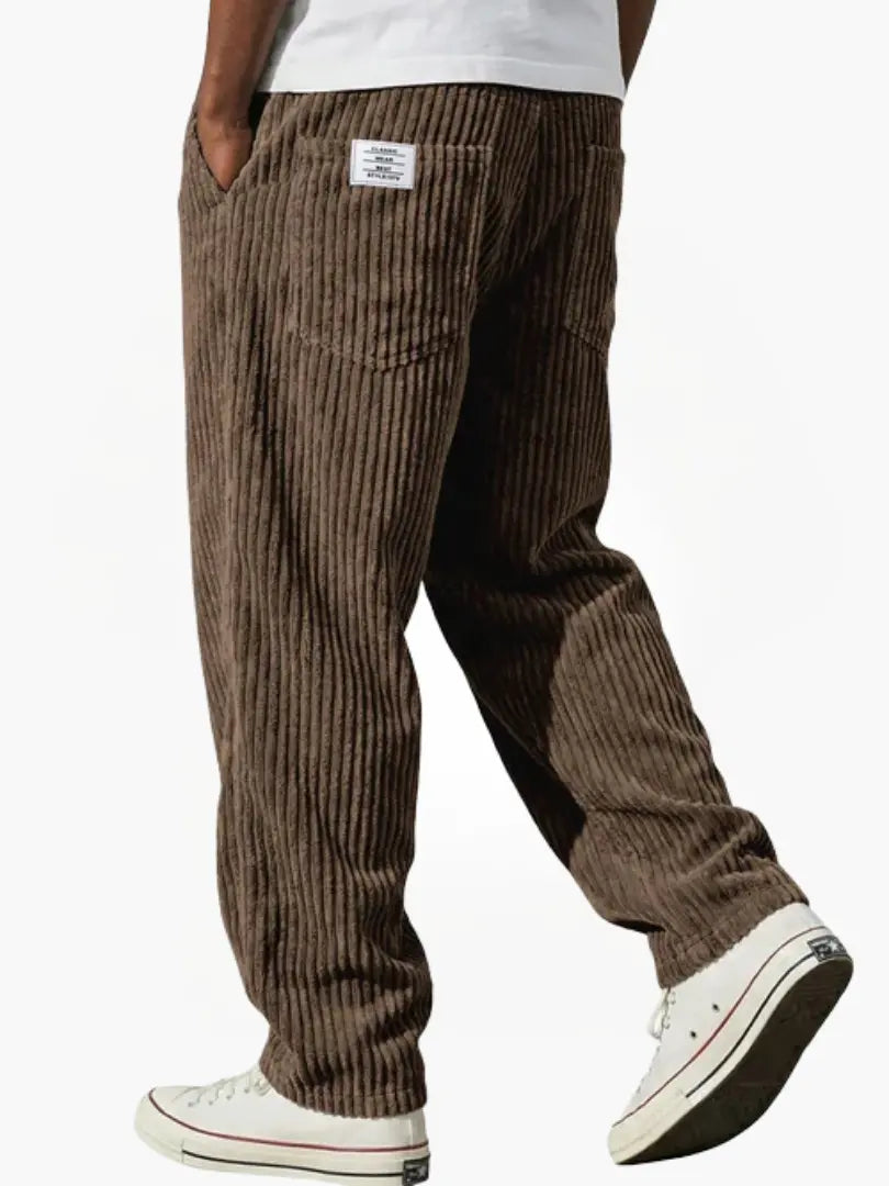 Sorel Relaxed Fit Sophisticated Corduroy Trousers Cotton Casual