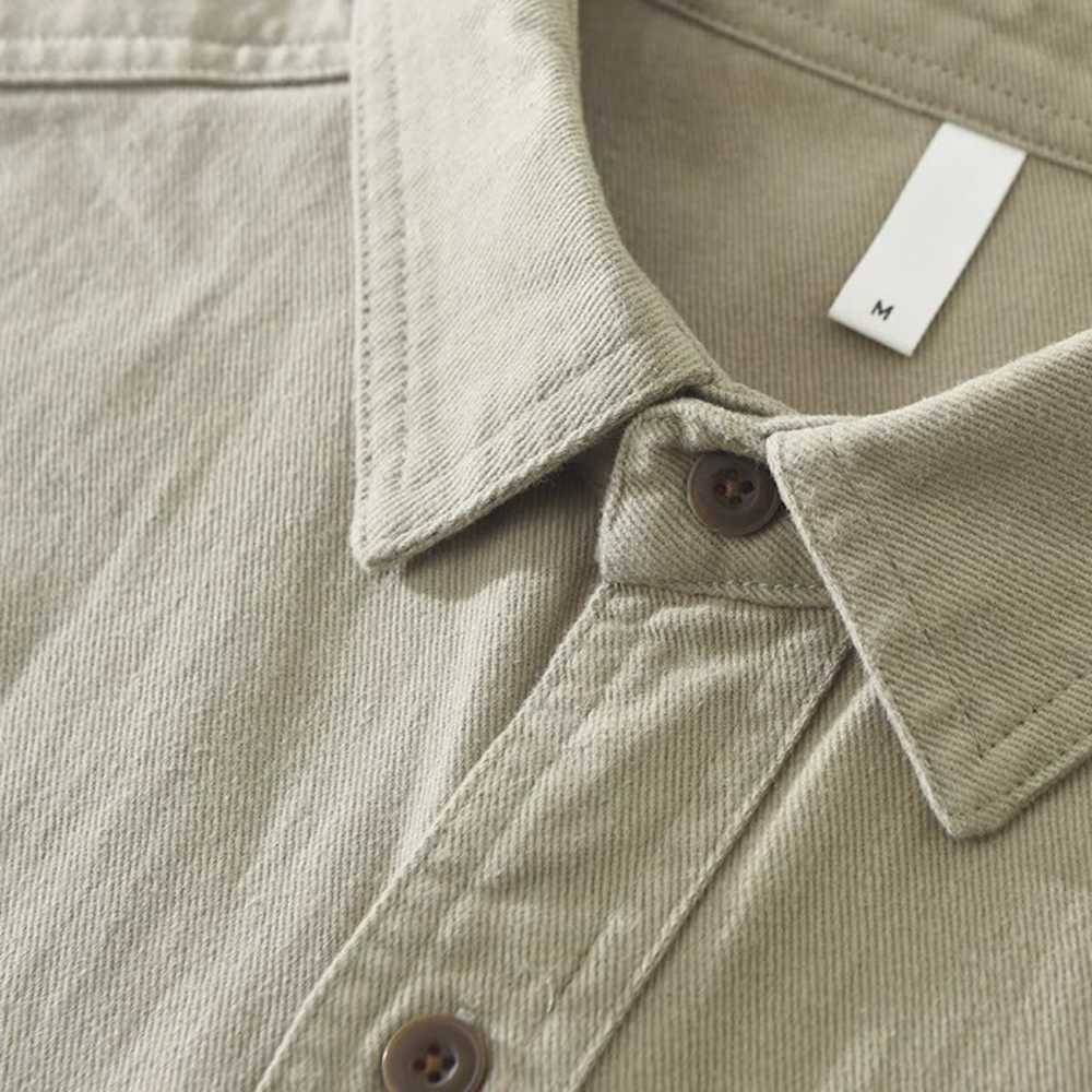 Saint Aurell Sorrento 100% Cotton Overshirt Relaxed Fit