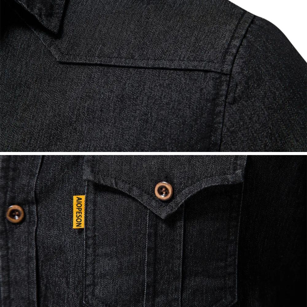 Saint Aurell AdaptiveFit Cotton Denim Shirt Slim Fit Long Sleeve