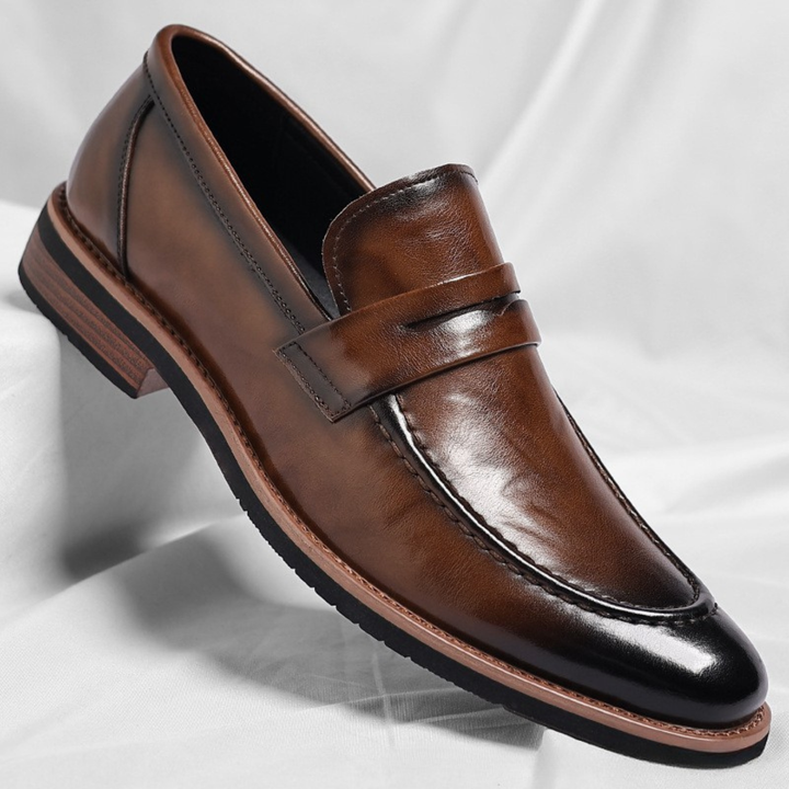 Saint Aurell Kensworth Leather Loafers Full-Grain Slip-On