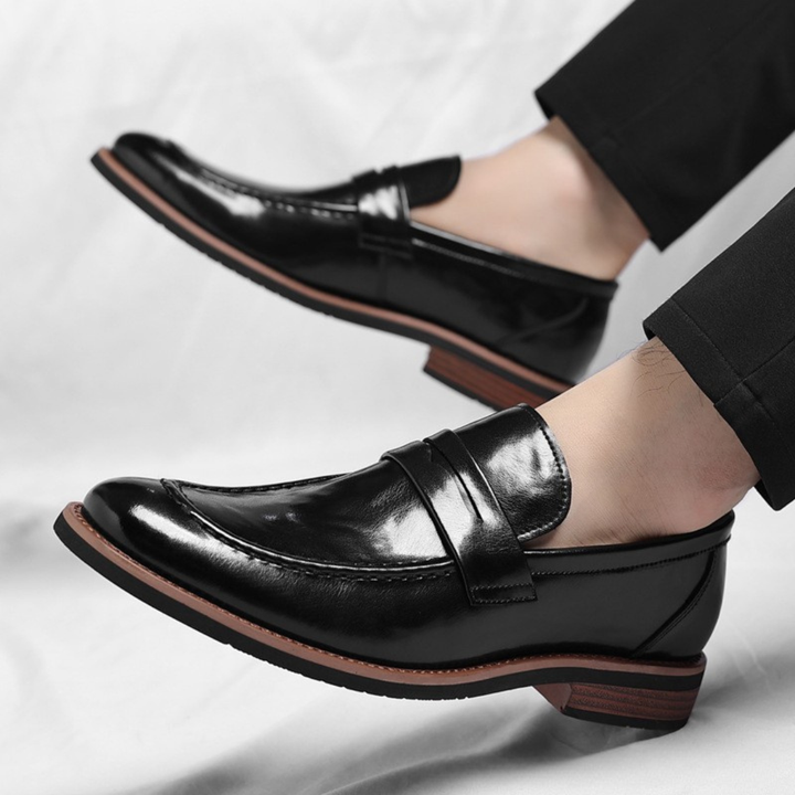 Saint Aurell Kensworth Leather Loafers Full-Grain Slip-On
