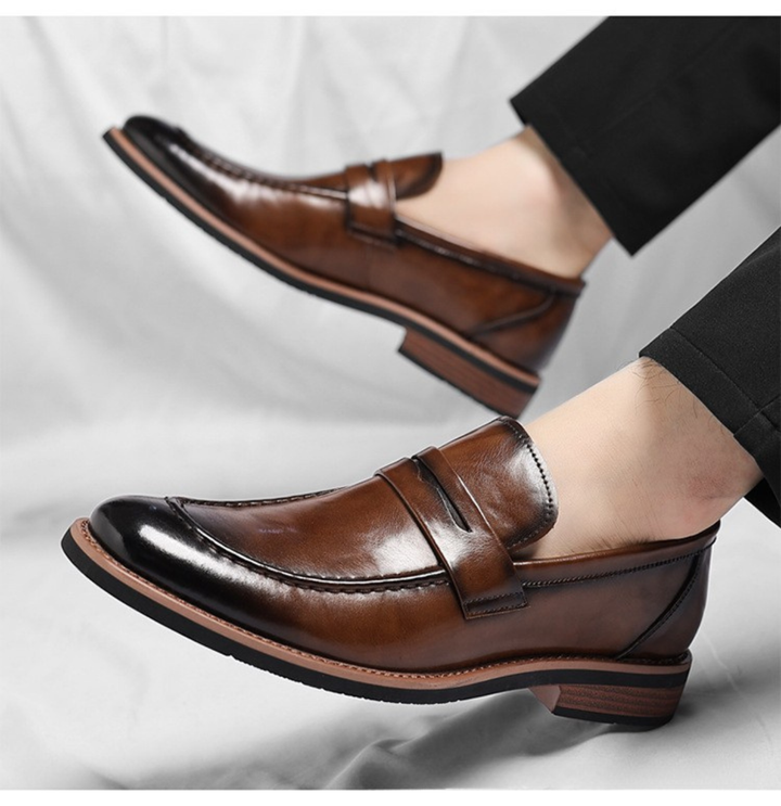 Saint Aurell Kensworth Leather Loafers Full-Grain Slip-On