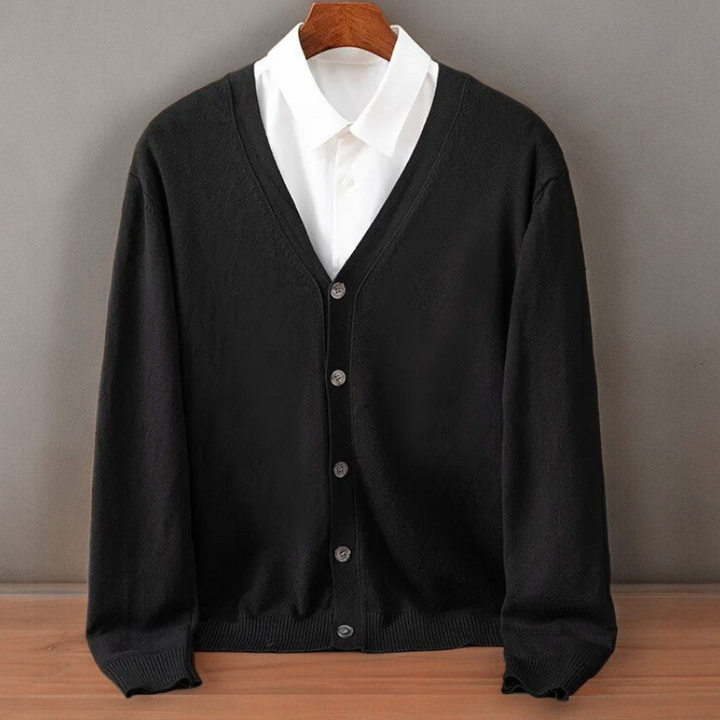 Saint Aurell Santorini Cashmere Cardigan Ultra-Soft Men&