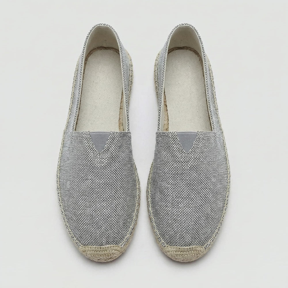 Elliot & Stone Brookshire Linen Espadrilles Men's Slip-On Shoes