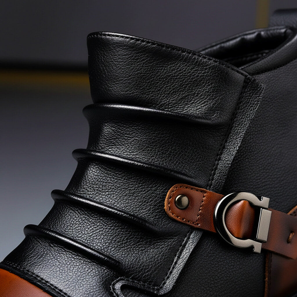 Saint Aurell Willson Genuine Italian Leather Men&