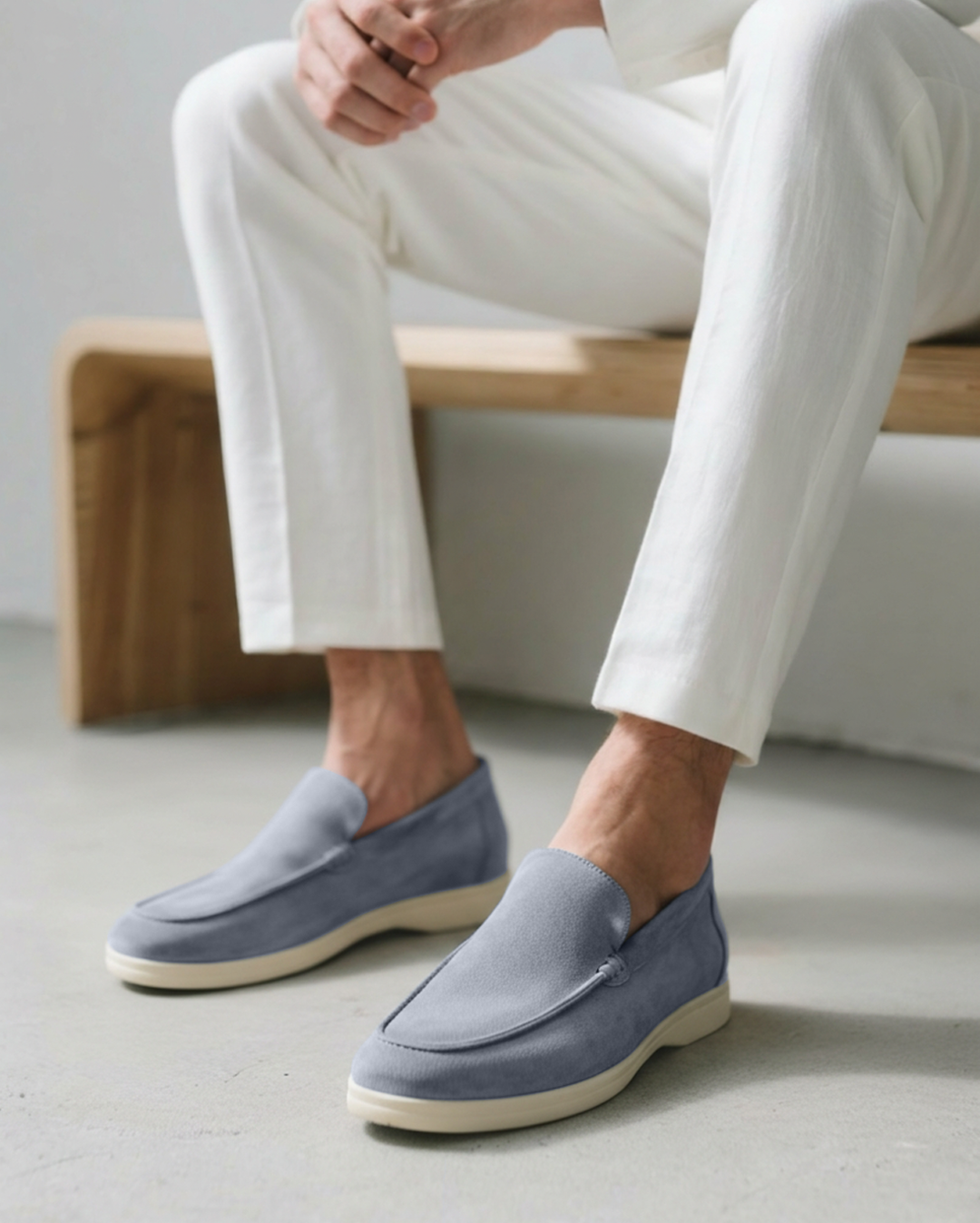 Elliot &amp; Stone Marcello Suede Loafers with Supportive Insole
