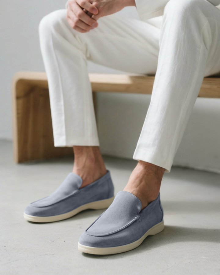 Elliot &amp; Stone Marcello Suede Loafers with Supportive Insole