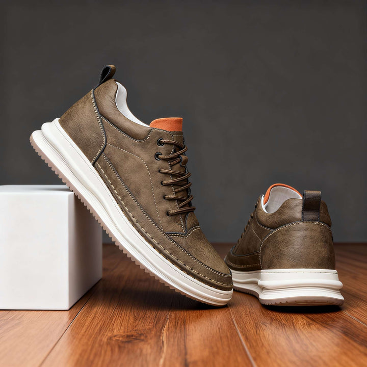 Elliot &amp; Stone Robert Johnson Leather Sneakers Men&