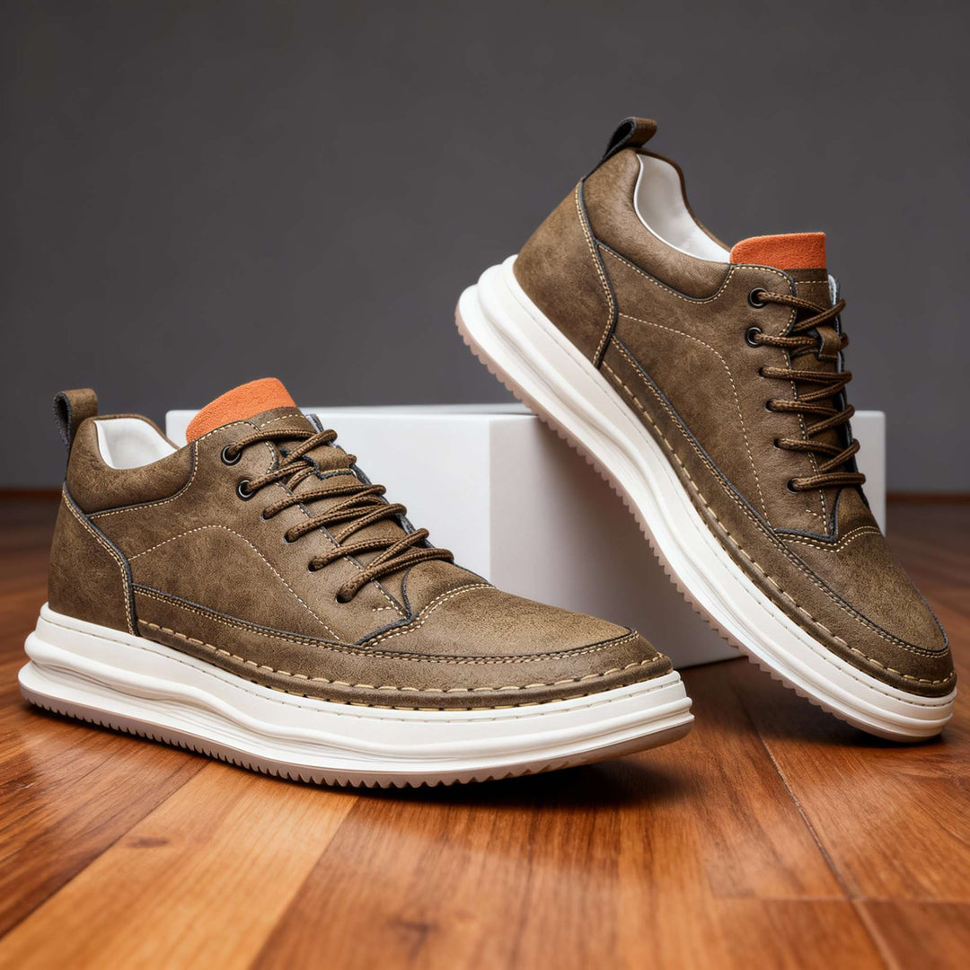 Elliot &amp; Stone Robert Johnson Leather Sneakers Men&