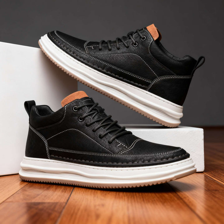 Elliot &amp; Stone Robert Johnson Leather Sneakers Men&
