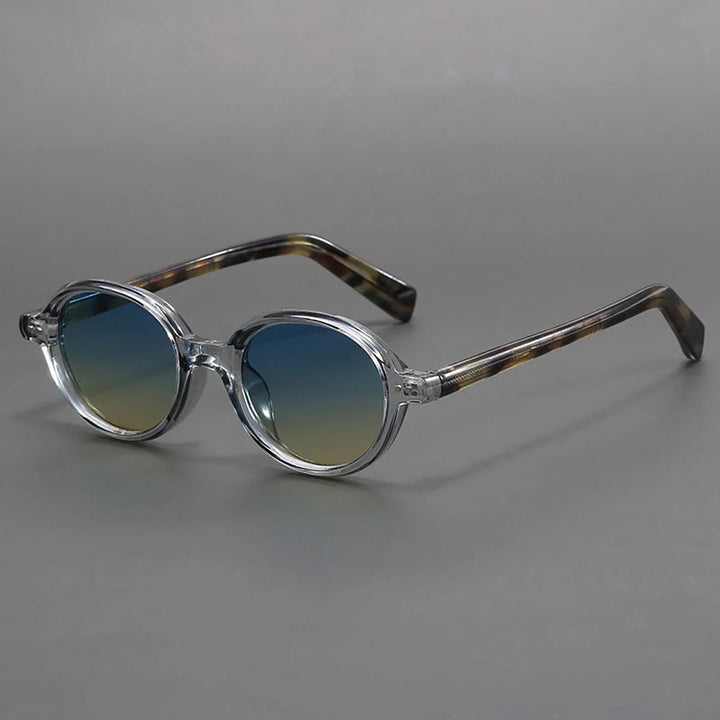 Saint Aurell Kyoto Acetate Oval Sunglasses Polarized TR90