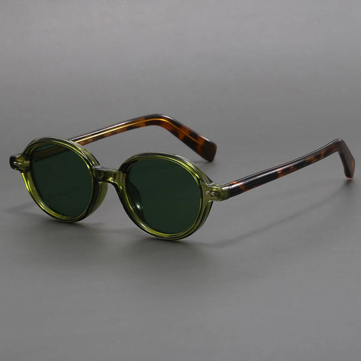 Saint Aurell Kyoto Acetate Oval Sunglasses Polarized TR90