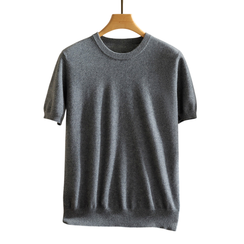 Elliot & Stone Maison Cachemire Crewneck Tee Soft Cashmere
