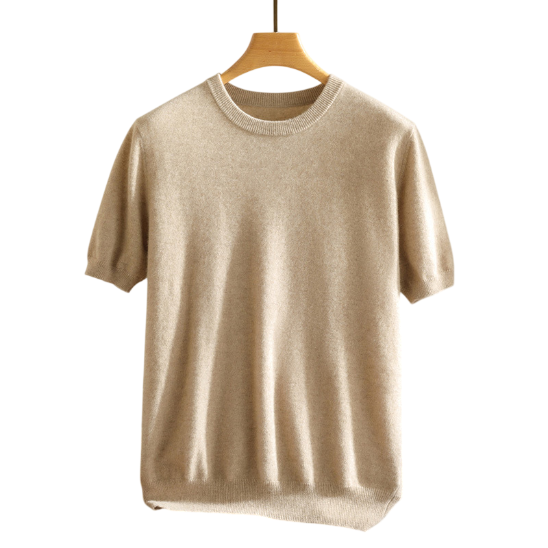 Elliot & Stone Maison Cachemire Crewneck Tee Soft Cashmere