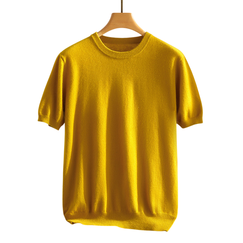Elliot &amp; Stone Maison Cachemire Crewneck Tee Soft Cashmere