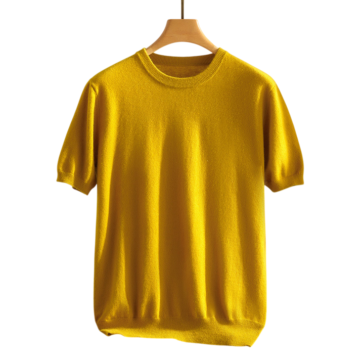 Elliot &amp; Stone Maison Cachemire Crewneck Tee Soft Cashmere