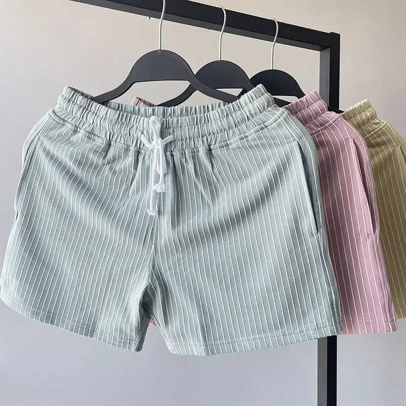 Saint Aurell Positano Lightweight Cotton Stripe Men's Shorts